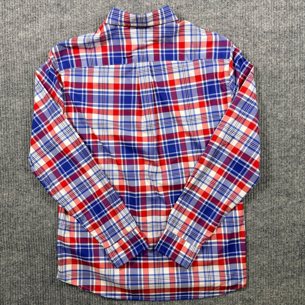 Vineyard Vines brrr Performance Shirt Men's Small Plaid OTG Fishing NEW - Picture 9 of 11